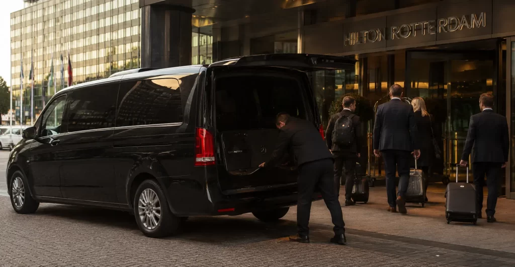 Minivan Amsterdam Rotterdam group transfer